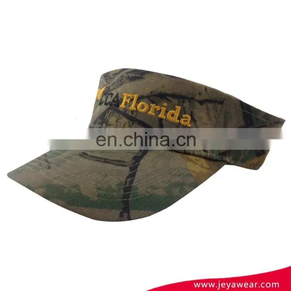 Custom Camo Sun Visor Cap OEM Camo Navy Caps Hats photo-2