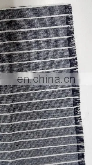 High Quality Linen/cotton Color Weaved Frayed Hem Tea Towels in Stripes in Small Quantities photo-5