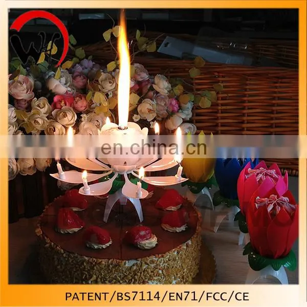 2016 Hot Sales Singing Rotating New Candle photo-2