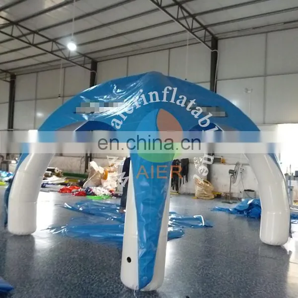 Used Outdoor Inflatable Blue Tent for Event, Advertising Inflatable Air-saeled Tent for Sale photo-2