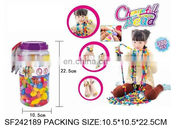 Latest new DIY bead necklace and bead bracelet for Girls SF242189