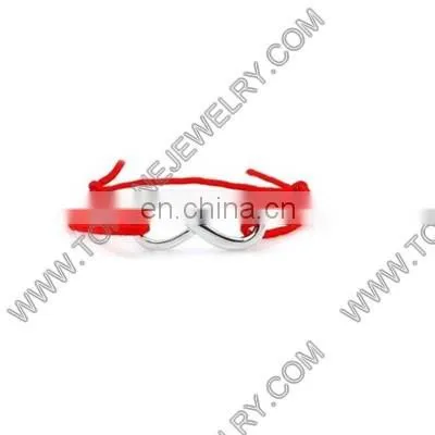 Cheap Wholesale Stainless Steel Infinity Women's Charms Leather Bracelets Jewelry Gifts photo-5