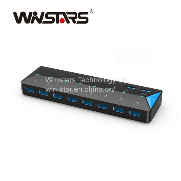 10 Port USB 3.0 Hub With 12V 4A Power Adapter,support Fast Charger for Tablet PC Macbook Laptop photo-2