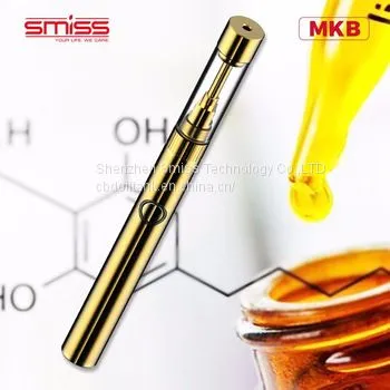 New Products 2017 Innovative Product MKB CBD Oil Cartridge No Leakage CBD THC Oil 1ml Vape Cartridge Custom Logo Glass C