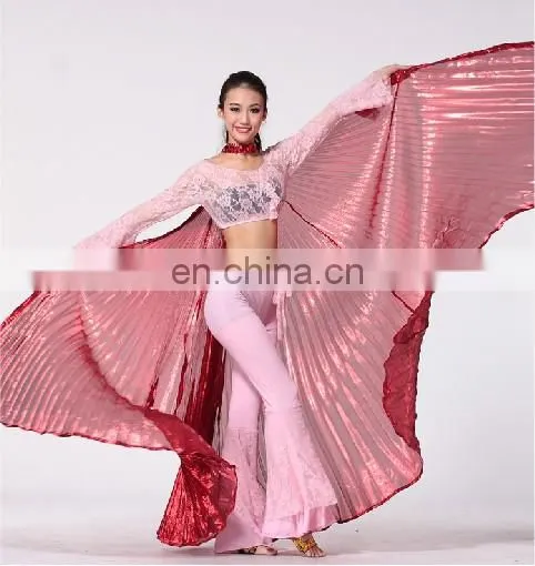 Profession Stage Performance Adult 360 Degree Closed Belly Dance Isis Wings Prop photo-2