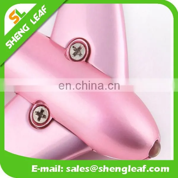 Creative Pink Airplane Shaped Metal Keychain for Girls photo-3