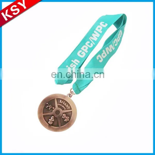 Factory Directly Selling Heart Shaped Metal Medal With Ribbon Of Honor photo-5