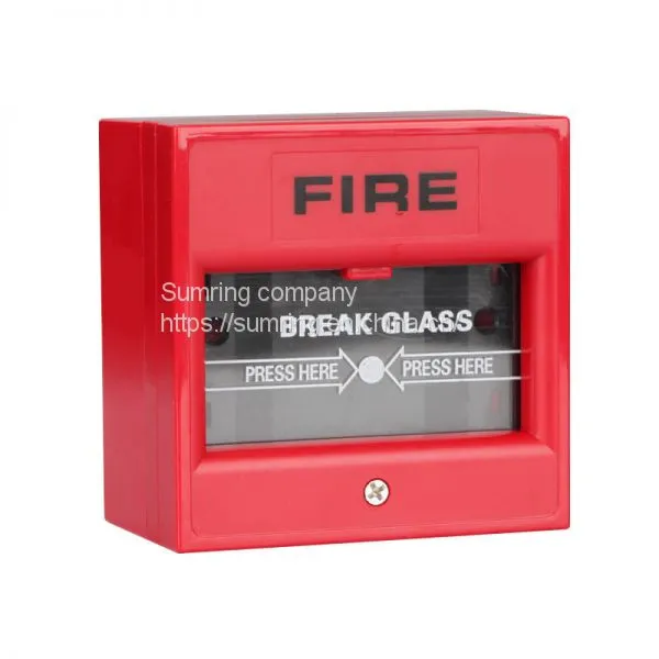 Fire Alarm Button Fire Alarm Glass Break Switch for Normally Closed Evacuation Door Control Alarm System photo-3