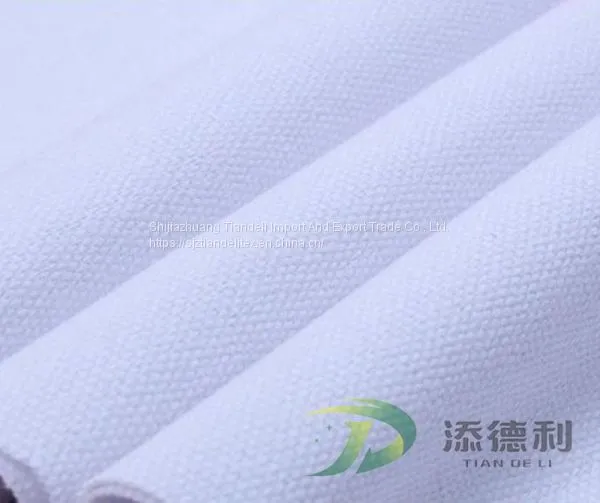 Cotton Canvas Bleached Fabric