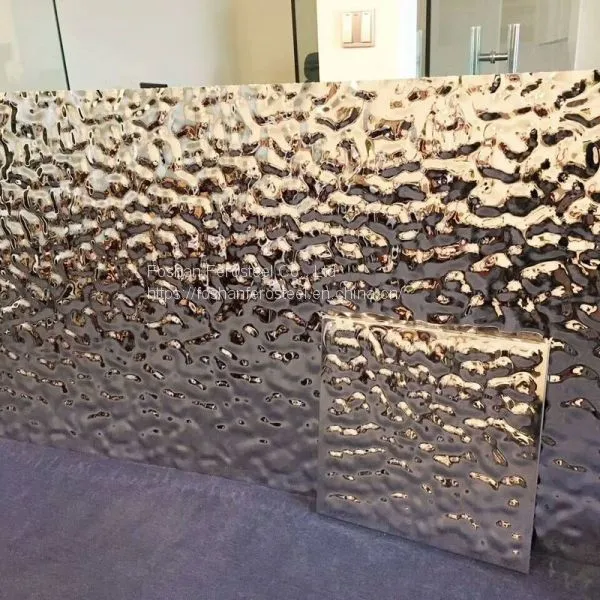 304 Stainless Steel Big and Small Water Ripple Metal Sheet