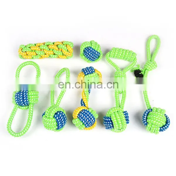 Amazon Hot Selling Pack Pet Toy Set Durable Dog Rope Chew Toy Pet Toys photo-7