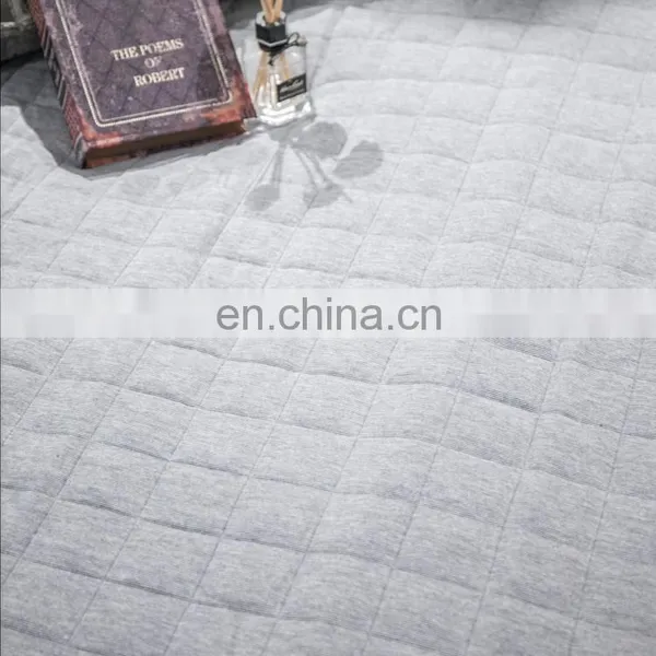 King Size Gray Color Vintage Washed Solid Cotton Quilt and Shams Set /Comfortable Bedding Bed Sets photo-4