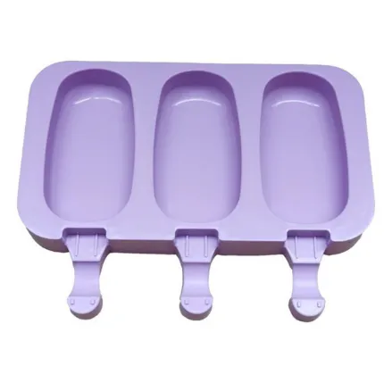 New Silicone Ice Cream Mold Popsicle Molds Ice Cube Tray DIY Homemade Cartoon Ice Cream Popsicle Ice Pop Maker Mould With Stick photo-3