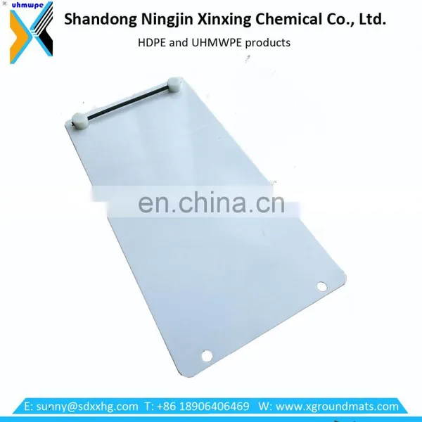 White Thicker HDPE Plastic Hockey Training Shooting Pads photo-2