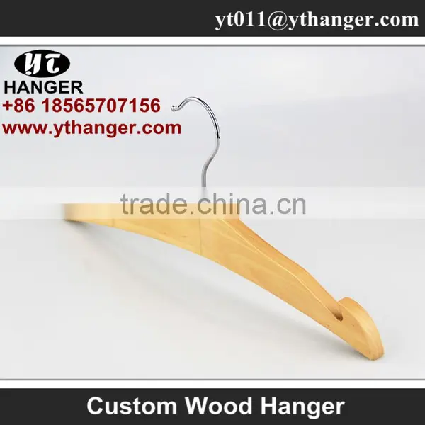 IMY-177 Natural Wood Baby Small Hanger for Custom photo-2