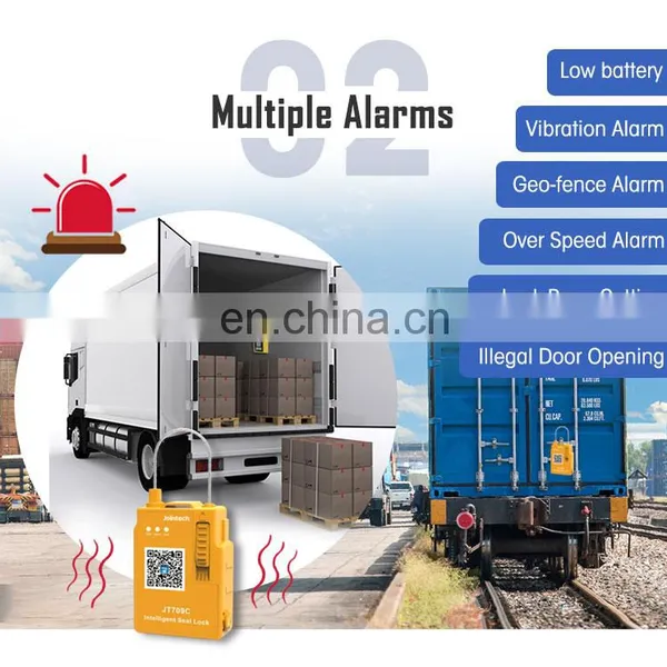 Reuse Rope Small Size Remote Unlock Gps Lock Cut off Alert Gps Tracking Navigation Wagon Seal Tracker photo-3