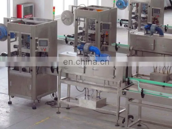 Automatic Beverage Bottle Label Machine Bottle Mouth Sealing Shrink Machine photo-2