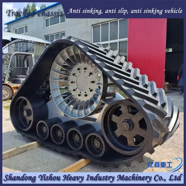 Large Tractor Modified Track Chassis Anti Sinking Half Chain Rail photo-2