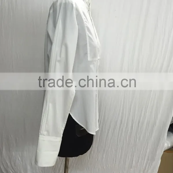 Woman Cotton White Shirt Design photo-4