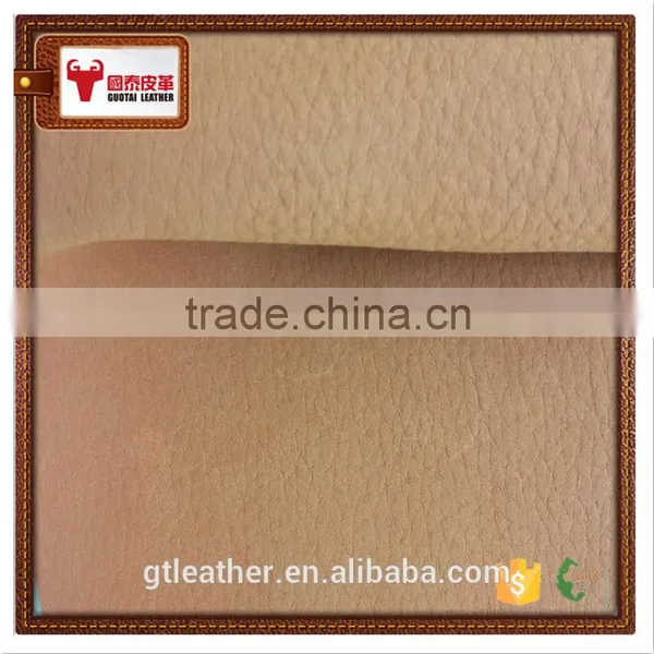 Genuine Finished Cow Split Pebble Leather for Shoe Upper photo-4
