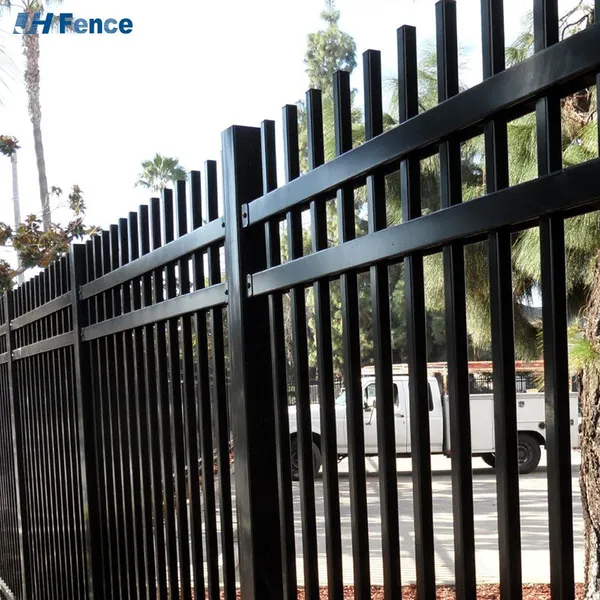 Steel Fence Panel Galvanized Residential Area Security Fence Galvanized Steel Security Fence photo-3