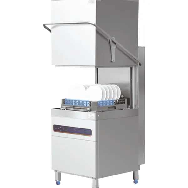 Industrial Hood Type Dishwasher EU-60E 380V 3P Rated Voltage High Efficiency Cleaning