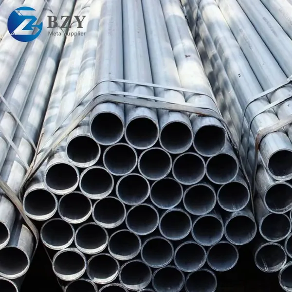 Hot Dipped Galvanized Steel Pipe Size 1/2 3/4 1