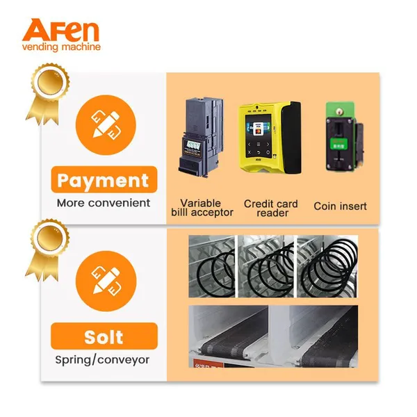 AFEN New Style Frozen Vending Machines Cooling System Ice Cream Frozen Meat Vending Machine photo-5