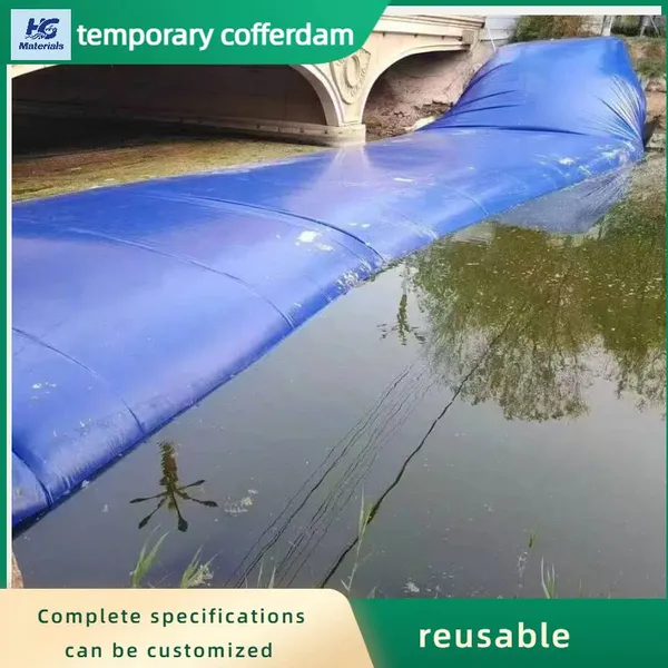 Anti Aging PVC Water Cofferdam Portable Temporary Dam For Outdoor Emergency Flood Prevention photo-2