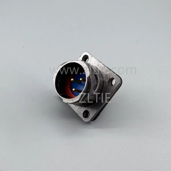 FQ18 Series 3-Pin Square Flange Male Socket FQ18-3ZJ photo-3