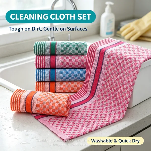 Wholesale Rainbow Microfiber Cleaning Towels Reusable Washable Lint‑Free Cloths for Housekeeping, Car Detailing Supplies