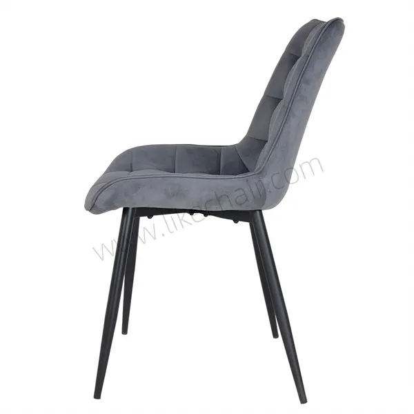 Manufacturer Supply Fabric Dining Room Kitchen Chair Comfortable Custom Upholstered Restaurant Velvet Dining Chair photo-4