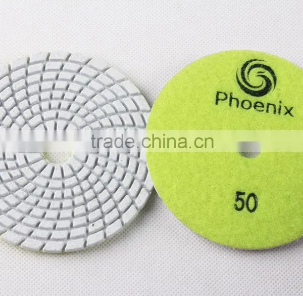 Wet and Dry Flexible Resin Diamond Floor Polishing Pads For Marble photo-3