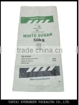 White PP Woven Bag/sack High Quality for Suger 25kg 50kg
