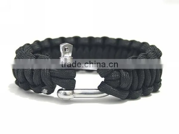 Fashion 2 Color Gold Adjustable Paracord Bracelet Accessories photo-2