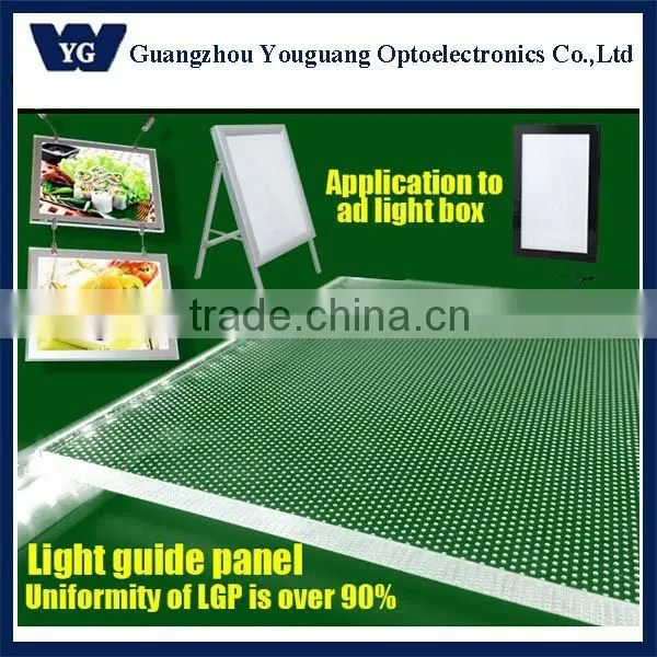 3mm/4mm/5mm/6mm Silk Screen Printing Acrylic LED Light Guide Panel for Led Panel Light & Led Advertiting Light Box photo-4