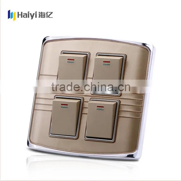 Hot Sale 4 Gang Switch Wall Switvh New Design Made in China photo-2