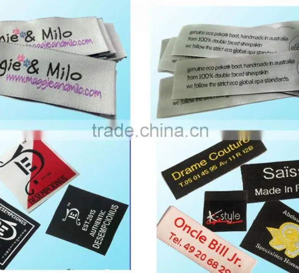 Brand Printed Label ,clothing Printed Label, High Quantity Print Label photo-6