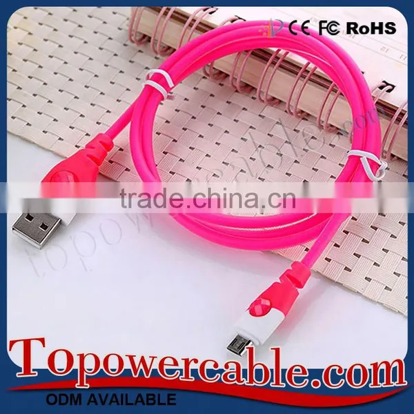 Cheap Customized Logo Micro Usb Charger Transfer Data Cables For Htc Phones photo-3