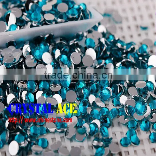30,000pcs a Bag 5mm Epoxy Crystal Non Hot Fix Flat Back Rhinestones China Factory Price photo-4