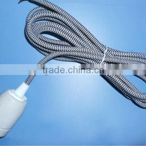 Ceramic Lamp Holder With Cable
