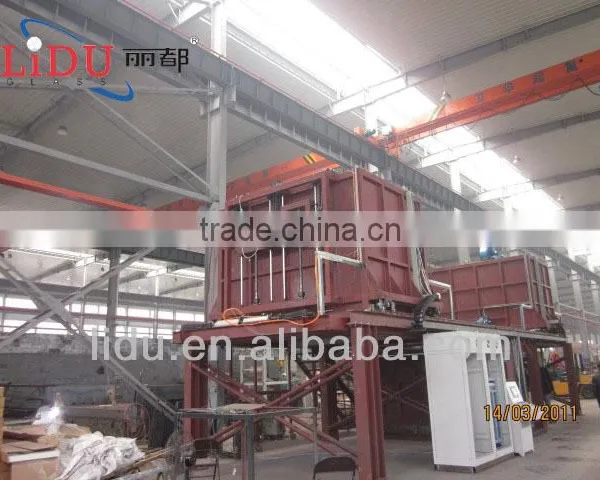 ce Certificate Tempered Glass Machine for Fast Train Glass