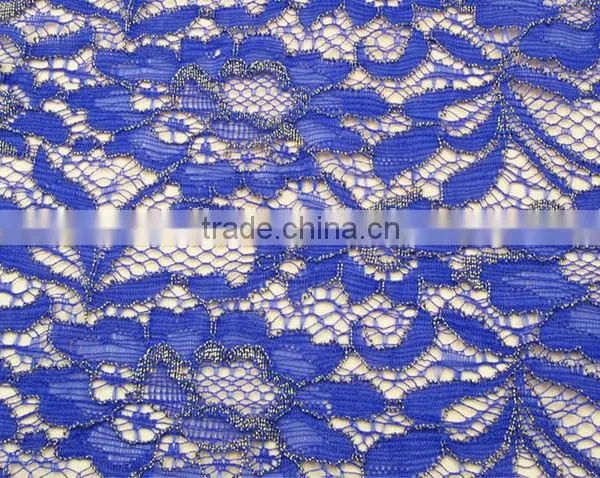 Most Popular Wholesale French Lace Fabric 2016 for Wedding Embroidered French Tulle Lace Fabric photo-5