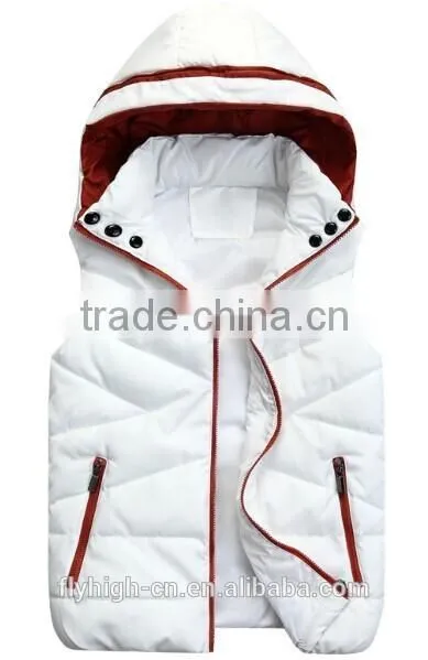 High Quality Winter Custom Padded Jacket Vest photo-4