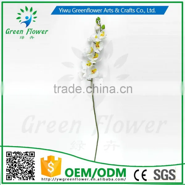 Greenflower 2016 Real Touch Latex PVC Moth Orchid Artificial Flowers for Wedding Decrations Home Decor photo-2