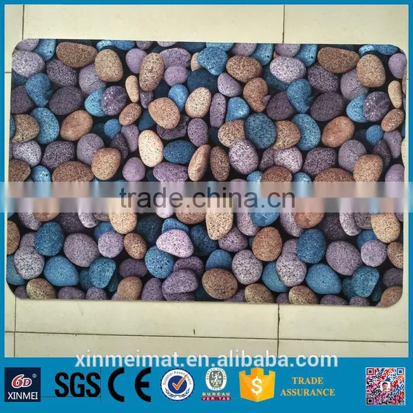 China Pebble PVC Custom Memory Mat photo-5
