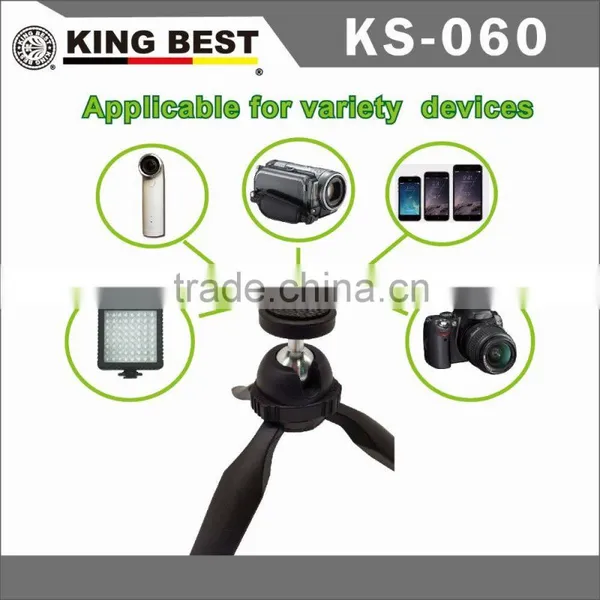 KING BEST Online Shopping 1/4" Portable Mini Desk Tripod Flexible Cell Phone Tripod Tripod Stand photo-4