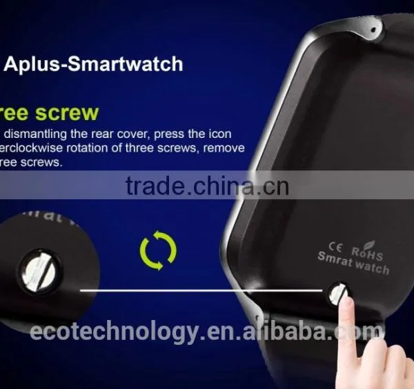 2016 Cheapest Smart Bluetooth Watch GV18 With NFC Camera WristWatch SIM Card Smartwatch for IPhone6 Samsung Android Phone Watch photo-5