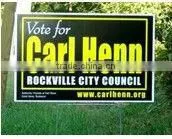 Plastic Security Yard Sign