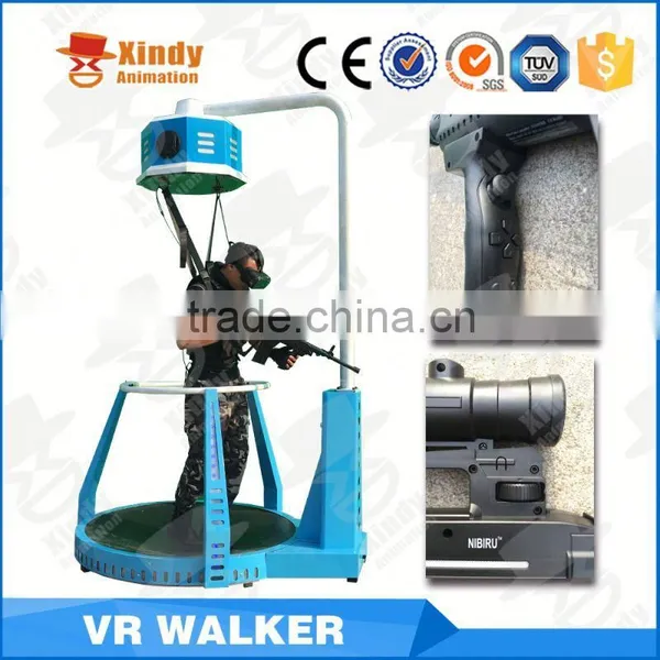 2016 Newest and Exciting 360 Degree Viewing Fitness Virtualr Eality Treadmill With VR Glasses and Shooting Guns photo-5